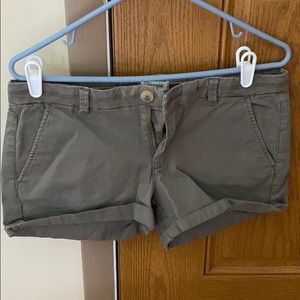 Olive shorts